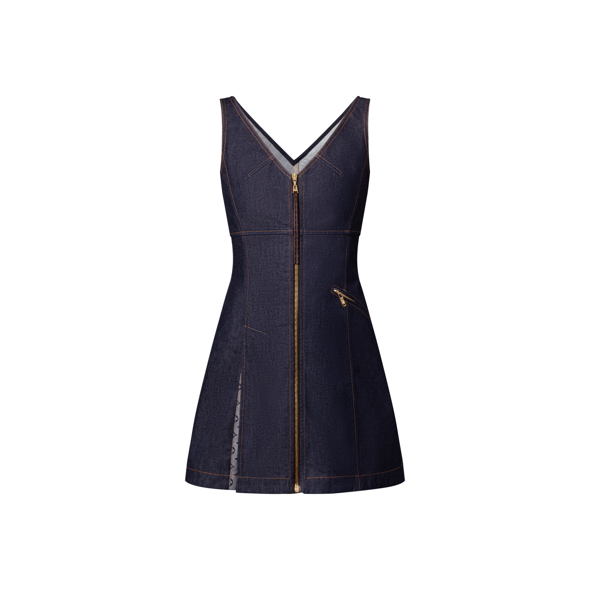 ルイヴィトン　デニムワンピース　ミニワンピース　36 ルイヴィトン デニムワンピース ミニワンピース 36 LOUIS VUITTON